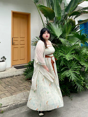 Misty Rain 烟雨 Modernized Song Dynasty Goldfish Plus Size Ruqun Set