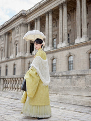 Monet 莫奈 French Style Modernized Ming Dynasty Knit Cloud Collar Set