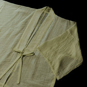 Cha Dao 茶道 Tea Ceremony Modernized Song Dynasty Helingshan Top & Songku Pants Set