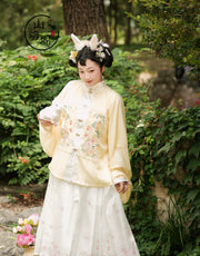 Lei Si 蕾丝 Lacy Bunny Ming Dynasty Plus Size Liling Pipa Sleeve Mamian Aoqun Set