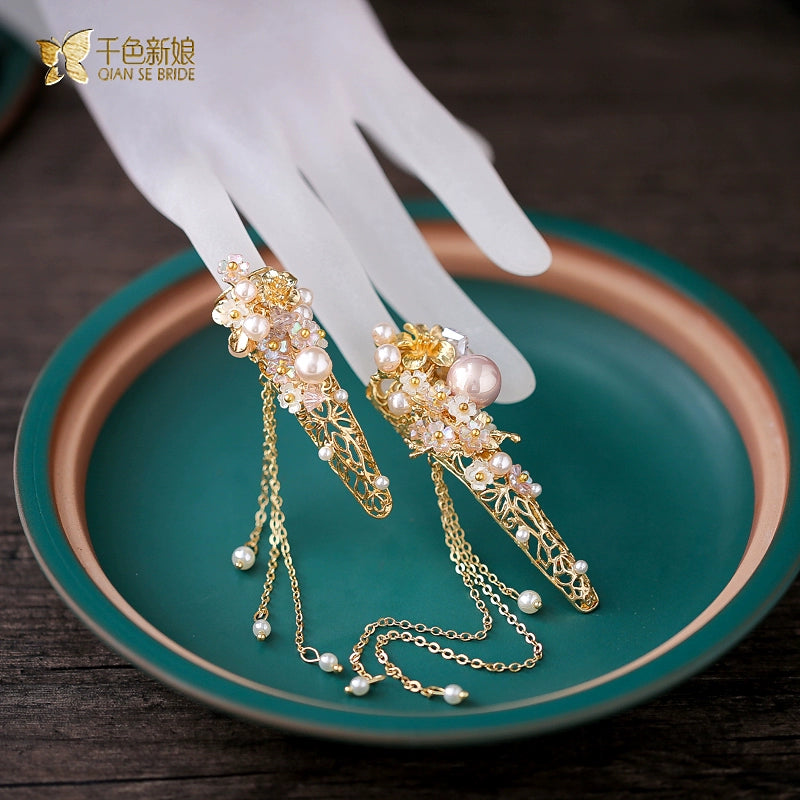 Lóng Huā 龙花 Dragon Flower New Chinese Style Finger Nail Guards