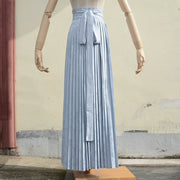 Hua Zhi 花枝 Flower Branch Song Dynasty Satin Floral Baidiequn Skirt