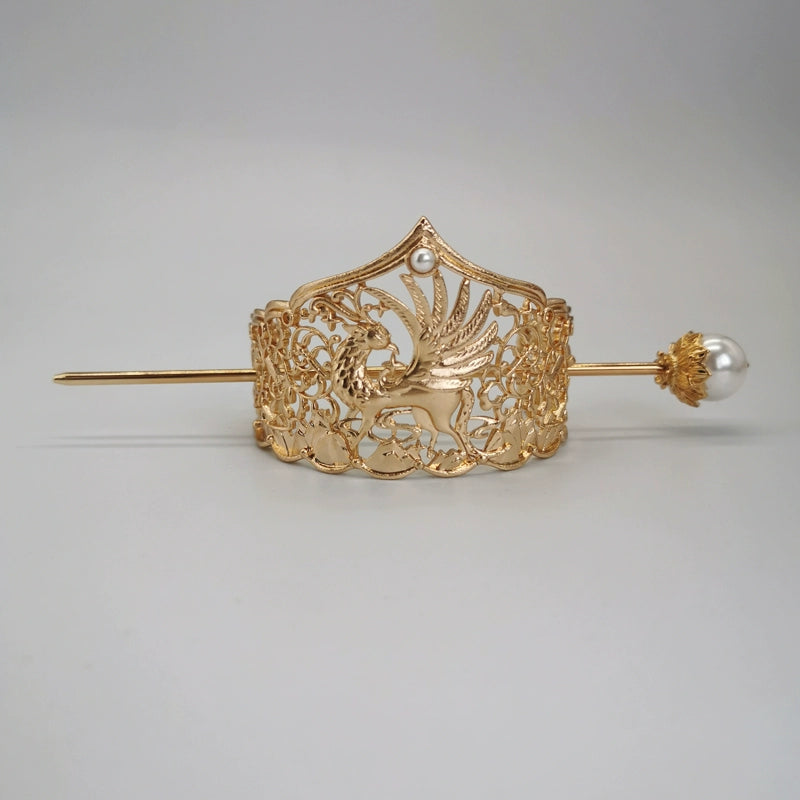 Shiying Gong 石英宫 Quartz Palace Unisex Crown & Pin