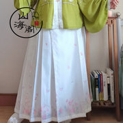 Lei Si 蕾丝 Lacy Bunny Ming Dynasty Plus Size Liling Pipa Sleeve Mamian Aoqun Set