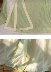 Luo Ri 落日 Setting Sun Ming Dynasty Liling Changshan Standing Collar Shirt