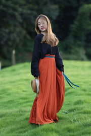 Caiqun 彩裙 Multi Color Basics Baidiequn Skirt