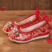 Jin Fenghuang 金凤凰 Golden Phoenix Song Ming Embroidered Cloud Head Shoes