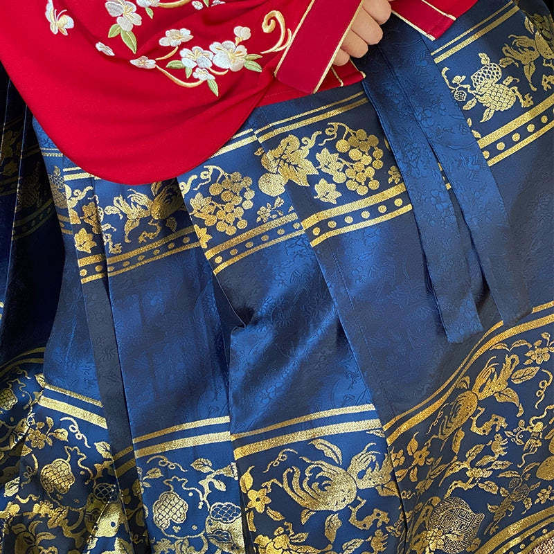 Taozi 桃子 Peach Ming Dynasty Plus Size Mamian Skirt
