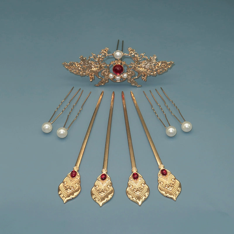 Tang Feng 唐风 Golden Age Tang Dynasty 30pc Hair Pin Set