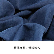 Xu Beihong 徐悲鸿 1920s Republic of China Men's Linen Changpao Mandarin Collar Robe