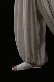 Qi Qiu 气球 New Chinese Style Vertical Pleat Lantern Trousers
