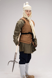 Wokou Tujuan 倭寇图卷 Scroll of the Ming Army Soldier's Cotton & Linen Restored Headscarf