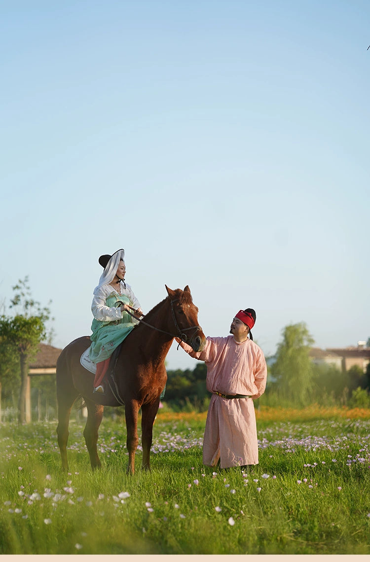 Chu Tang 初唐 Early Tang Weimao Veiled Brim Square Top Hat