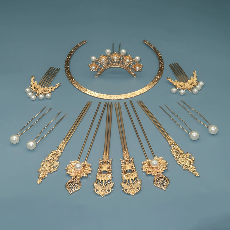 Tang Feng 唐风 Golden Age Tang Dynasty 30pc Hair Pin Set