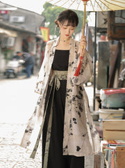 Jiu Shi Yue Se 旧时月色 Aged Moonlight Modernized Song Dynasty Beizi Song Ku Trousers Set