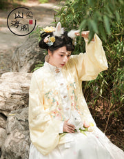 Lei Si 蕾丝 Lacy Bunny Ming Dynasty Plus Size Liling Pipa Sleeve Mamian Aoqun Set