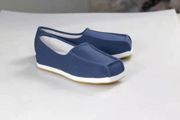 Fang Xi 方舄 Song Ming Unisex Cotton Square Toe Loafers