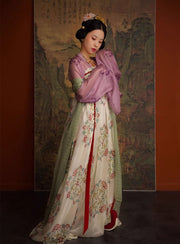 Tuan'Er 团儿 Mulberry Silk Qixiong Ruqun Historical Tang Hanfu