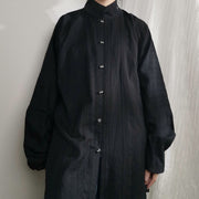 Old Wine 古酒 Modernized Ming Dynasty Men's Liling Duijin Shan Daily Standing Collar Top