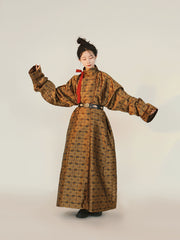 Mu Ye 牧野 Camel Northern Southern Dynasty Unisex Yuanlingpao Raised Collar Robe