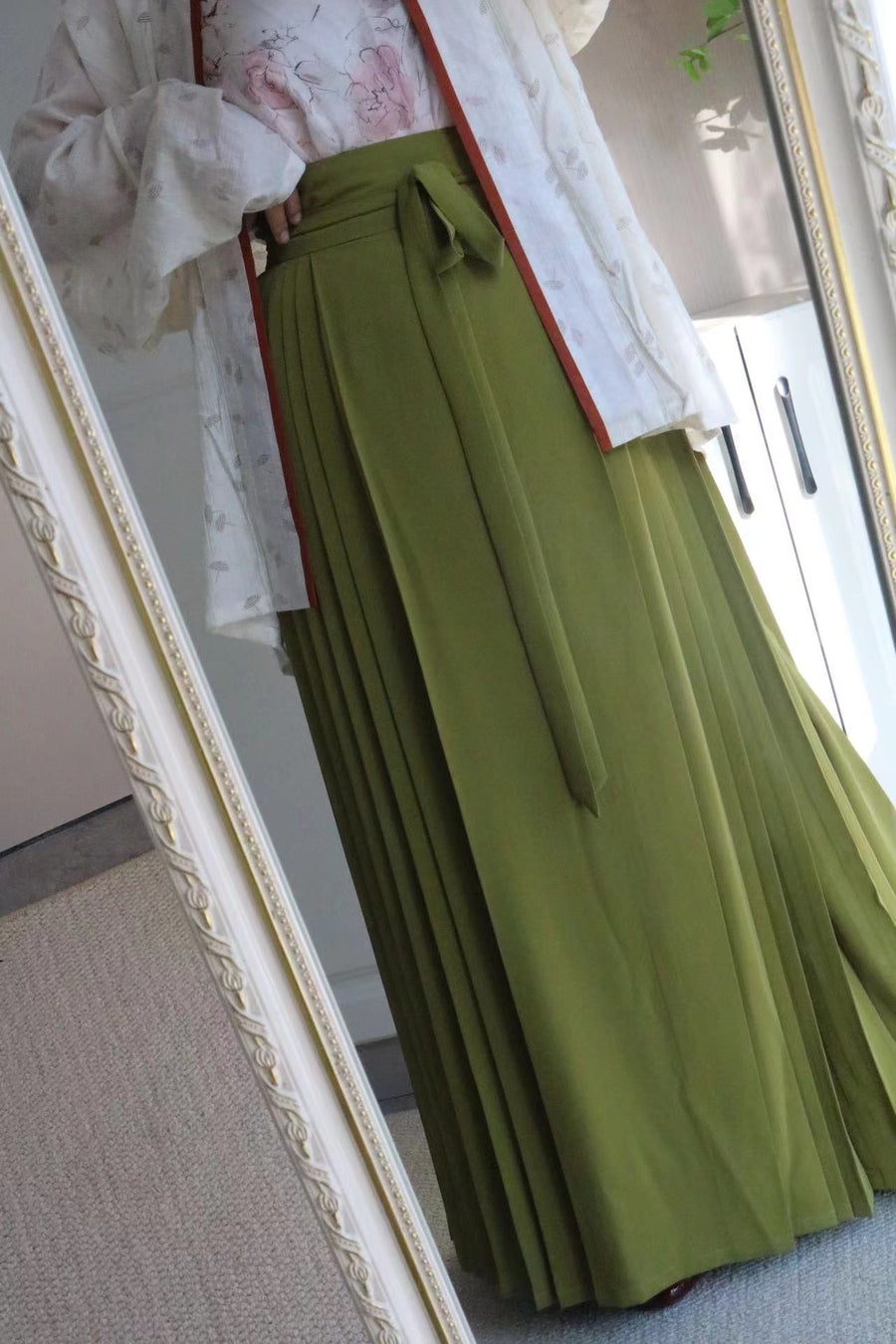 Zitan 紫檀 Rosewood Ming Dynasty Solid Color Everyday Mamian Qun Horse Face Skirt