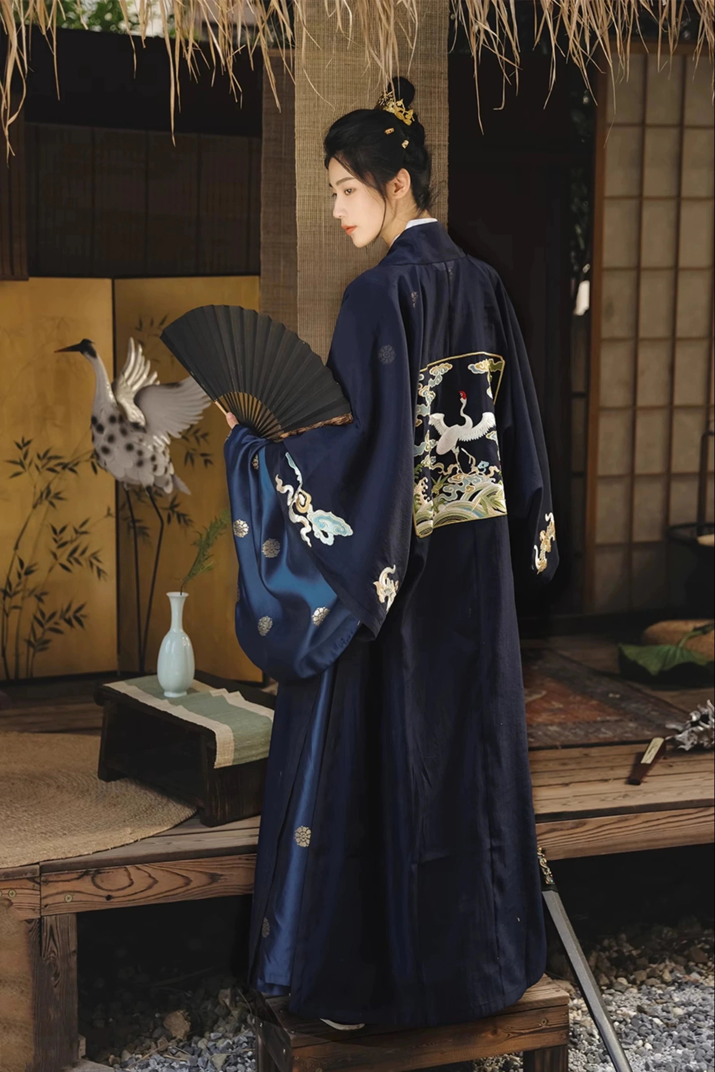 Shan He 山河 Mountain & River Ming Dynasty Helingshan Parallel Collar Jacket Set