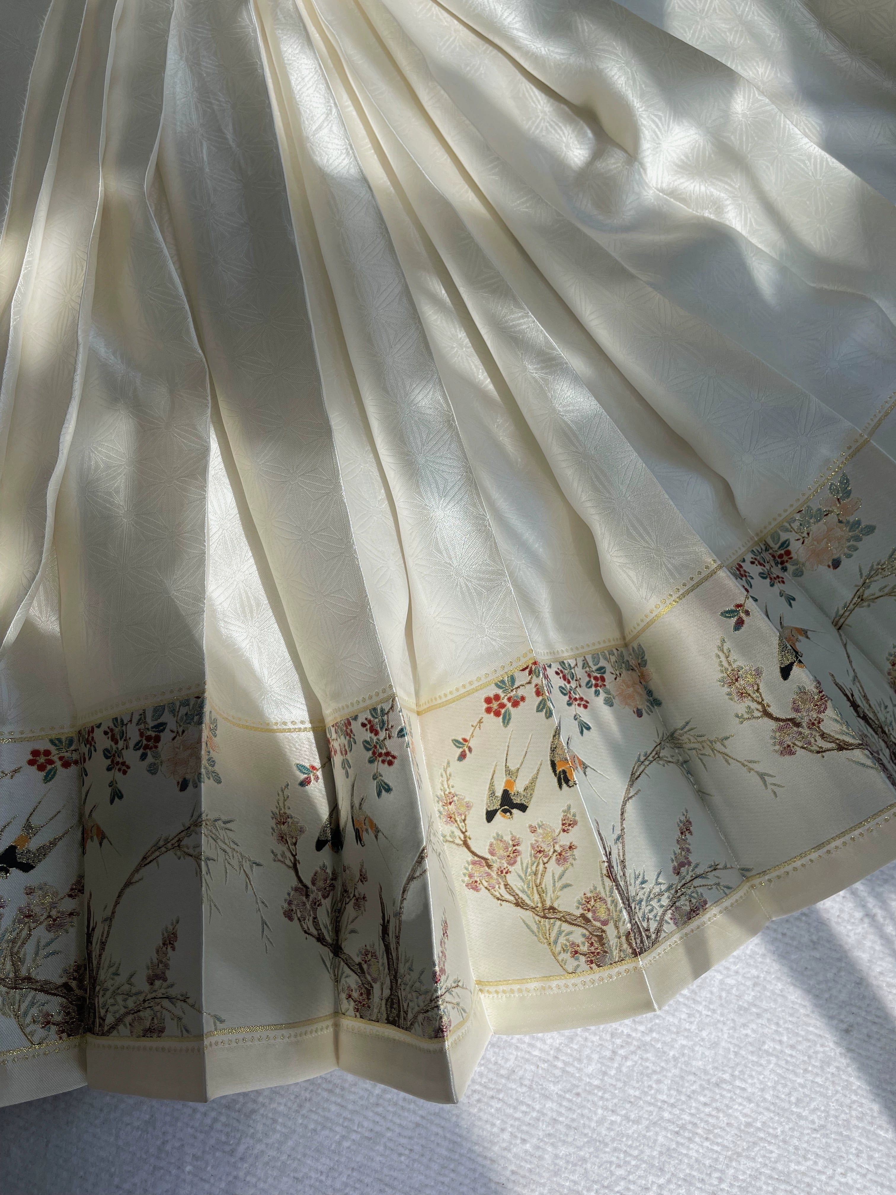 Ran Hua 染画 Dye Painting Cottagecore Mamian Skirt