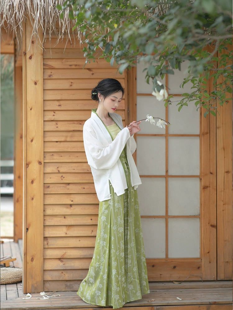 Xuqu 序曲 Prelude Melody Modernized Song Dynasty Three Panel Skirt Ruqun Set