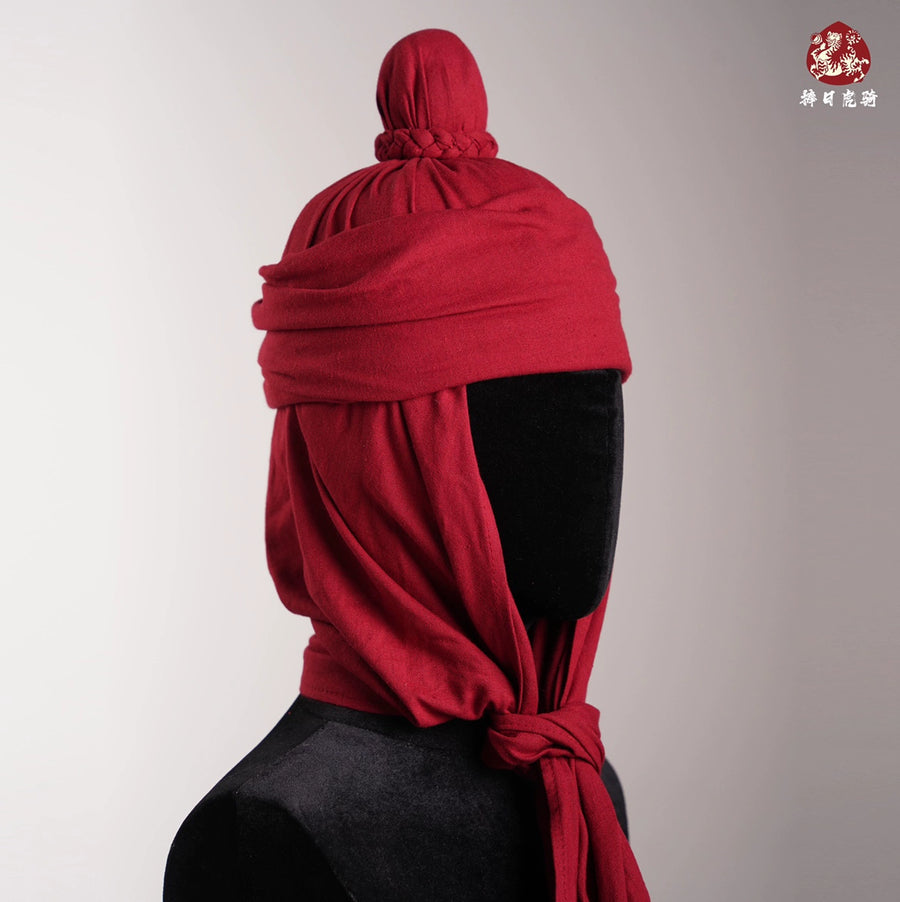Wokou Tujuan 倭寇图卷 Scroll of the Ming Army Soldier's Cotton & Linen Restored Headscarf