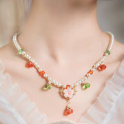 Chuan Zhu 串珠 Vermillion Strings Various Beaded Tang Song Necklaces