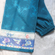 Ju Hua 菊花 Chrysanthemum Qing Dynasty Embroidered Chenku Trousers