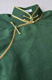Tuotuo 妥妥 1940s Deer Imprint Summer Cap Sleeve Qipao