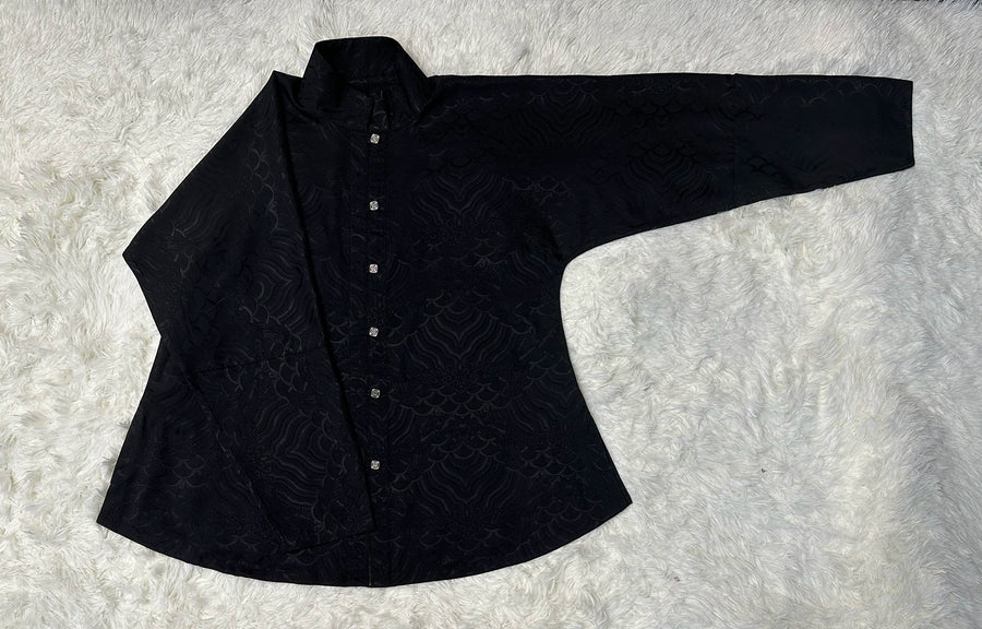 Long Lin 龙鳞 Dragon Scales Ming Dynasty Men's & Unisex Liling Duijin Ao Standing Collar Winter Top