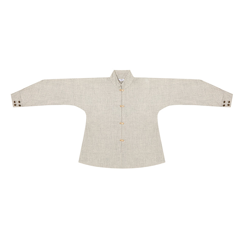 Wen Xueshe 文学社 Literary Society Modernized Ming Song Dynasty Bijia Vest & Songku Pants Set