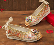 Jin Fenghuang 金凤凰 Golden Phoenix Song Ming Embroidered Cloud Head Shoes