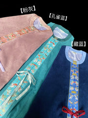 Jinyu Matang 金玉满堂 Ming Dynasty Variety Collar Bijia Pi Ao Corduroy Jackets