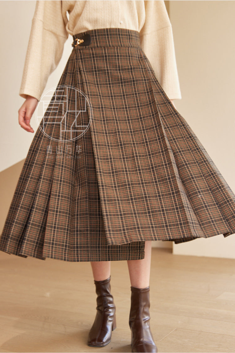 Shang Ban 上班 Work Commute Modernized Ming Dynasty Midi Mamian Skirt
