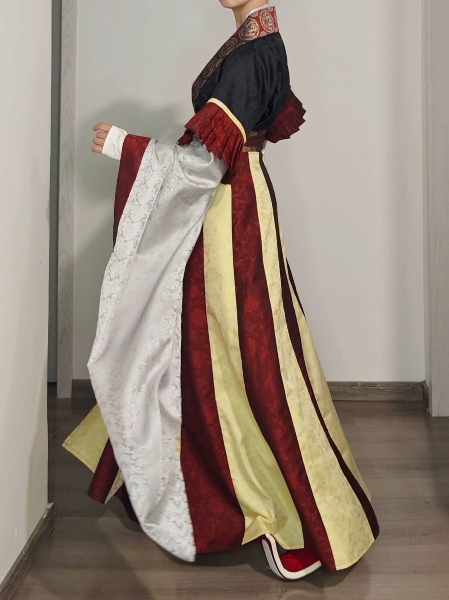 Huoxing 火星 Fire Star Northern Southern Dynasty Restoration Feather Sleeve Ruqun