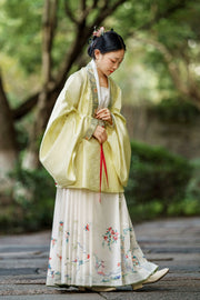 Jin Yin Hua 金银花 Honeysuckle Ming Dynasty Lute Sleeve Jiaoling Ao Top