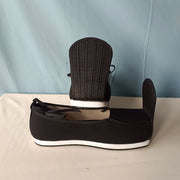 Mu Tan 木炭 Charcoal Song Ming Men's Qiaotou Raised Head Square Shoes