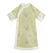 Meng Meng 萌萌 Qing Dynasty Embroidered Changyi Dress