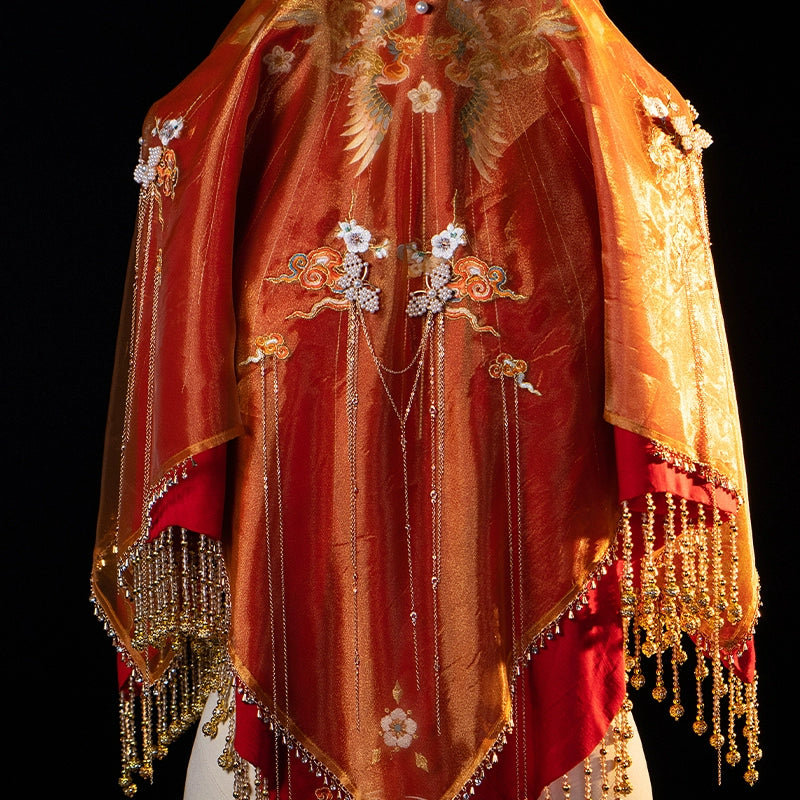 Changning 长宁 Royal Embroidered Ming Wedding Gown Yuanling Mamian Deposit