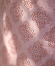 Tao Fen 桃粉 Peach Powder 1930s Satin Jacquard Cap Sleeve Qipao