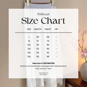 Ling Hui 凌晖 Dew Light Plus Size Lace Qipao Hanfu Petticoat Underskirt