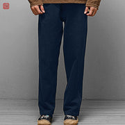 Chen Zhi 陈植 Modernized 1920s Men's Changpao Cotton Linen Pants