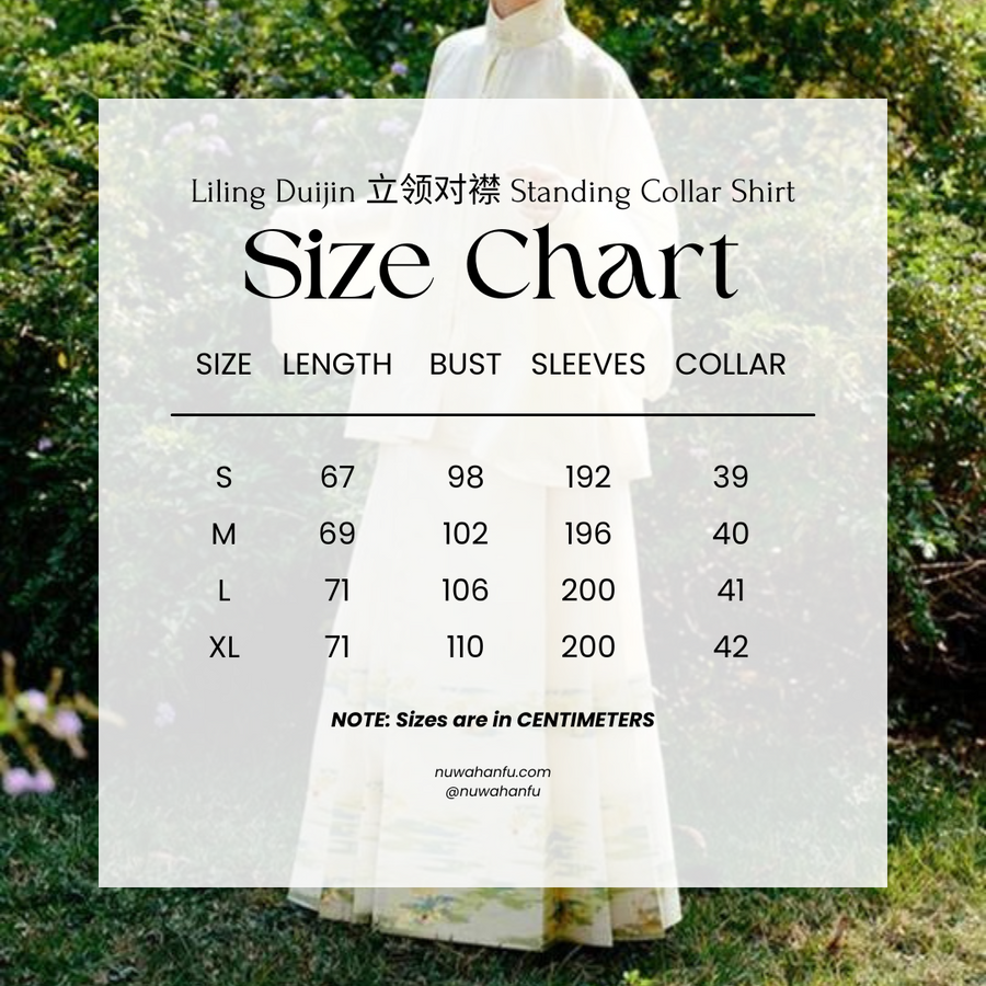 Man Man 慢慢 Modernized Ming Dynasty Mulberry Silk Liling Duanshan Standing Collar Top
