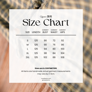Maomao Chong 毛毛虫 Caterpillar Republic of China Plaid Jacquard Short Sleeve Qipao