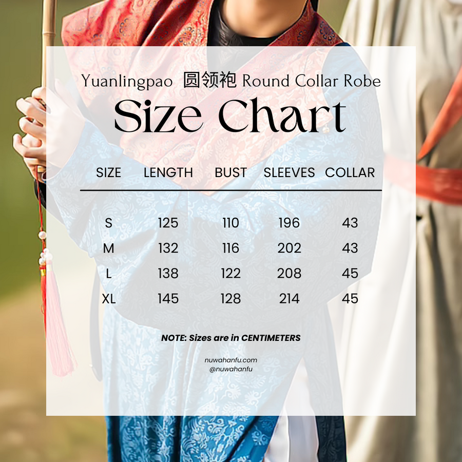 Tangyuan 汤圆 Rice Ball Unisex Double Lined Yuanlingpao Round Collar Robe