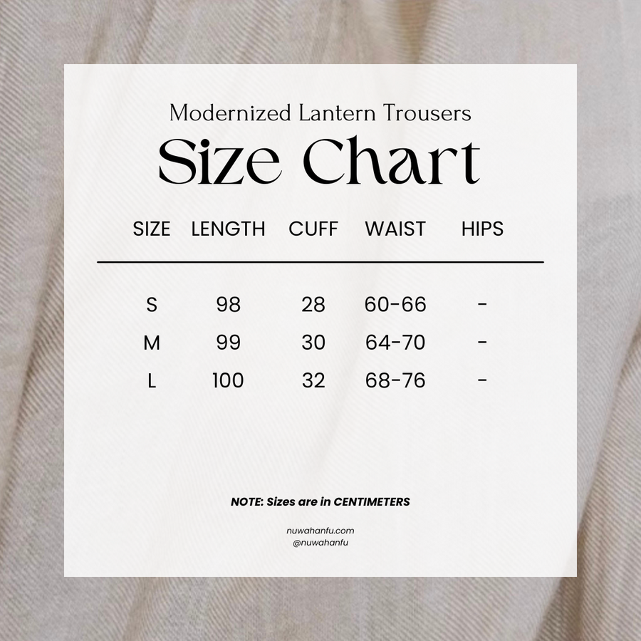 Qi Qiu 气球 New Chinese Style Vertical Pleat Lantern Trousers