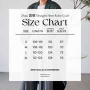 Ping Heng 平衡 Balance Modernized Han Dynasty Men's Zhiju Robe Winter Coat